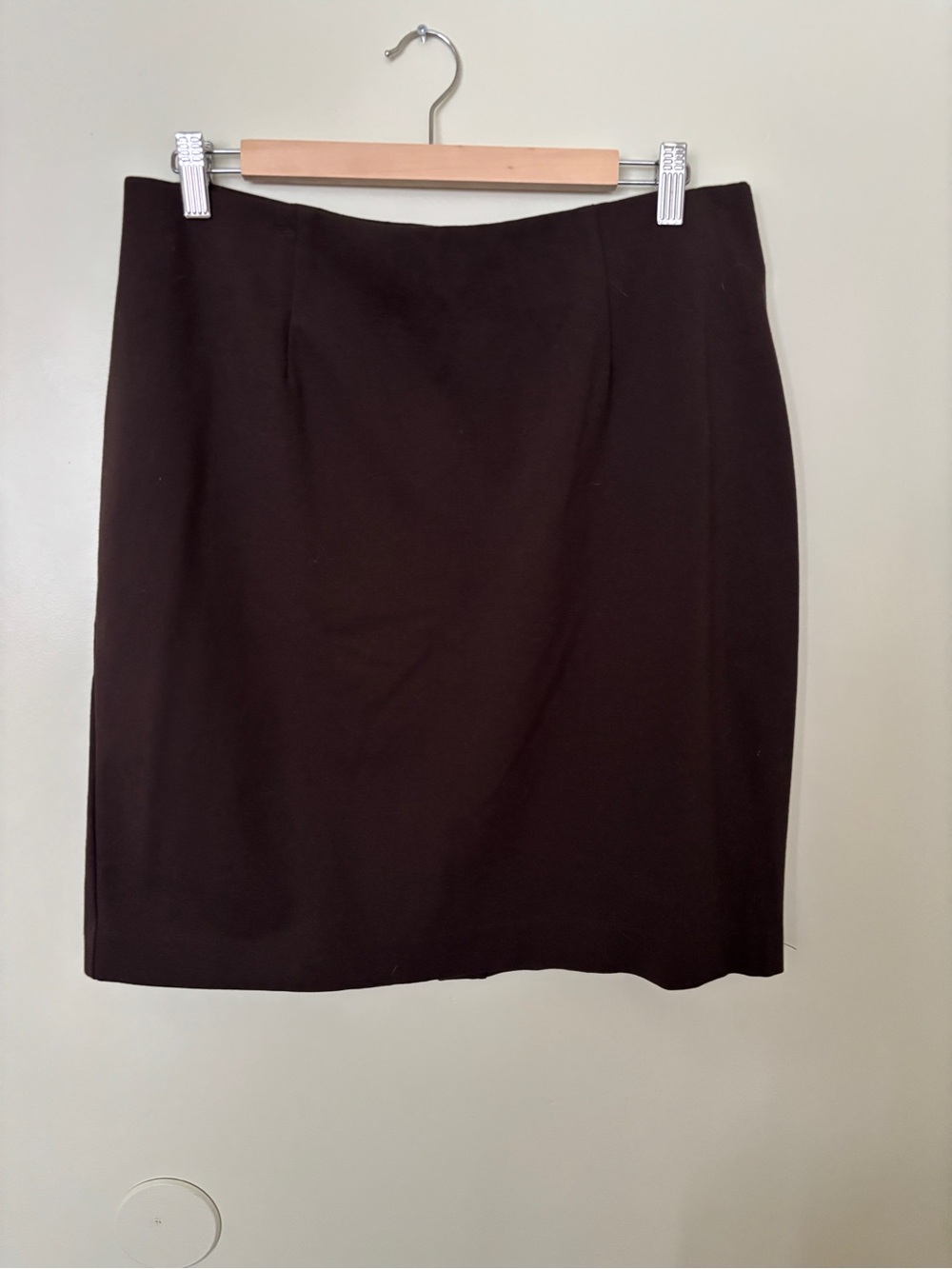 J. Jill Chocolate Brown Pencil Skirt